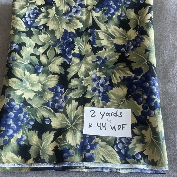 2 yards x 44" Fabric by Hoffman California, "Ambrosia" print, Vintage Quilting - Picture 6 of 6